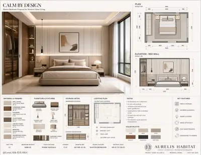 Luxury Real Estate Interior Sales Proposal Board