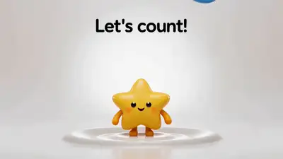 Kids Counting Video Prompt (1-4) for MiniMax H3