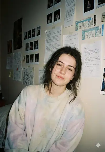Soft Chaos - Cinematic Realistic Bedroom Portrait