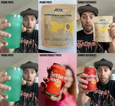 Intercambio de productos UGC con referencias de Runway