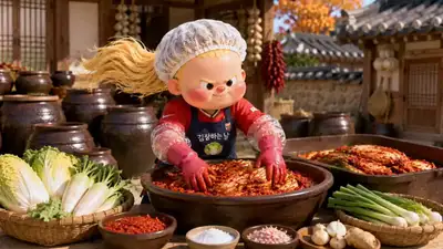 Cinematic Pixar-style Haaland Kimchi Video