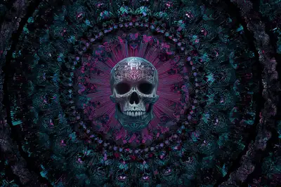 Holographic Mandala Art Prompt