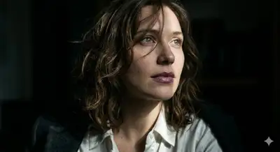 Cinematic Portrait of a Contemplative Woman