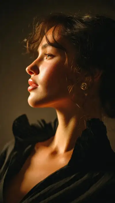 Golden Hour Elegant Portrait