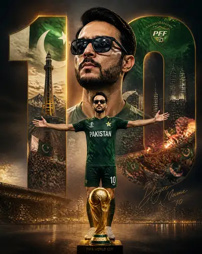 JSON legendary football tribute poster template prompt
