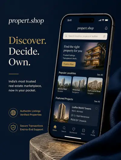 Propert.shop brand identity reference for app ad renders