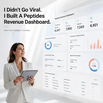 LinkedIn thought-leadership dashboard visual for revenue metrics