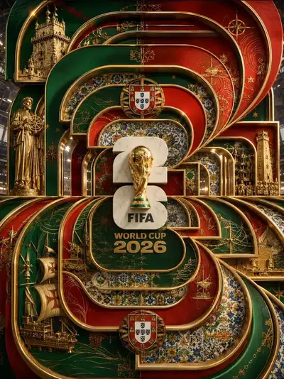 Ultra-Luxury FIFA World Cup 2026 Poster