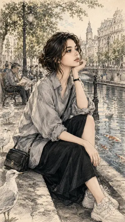 Kratzfeder-Kanalpromenade-Illustrations-Prompt