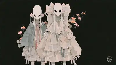Seedance 2.0 Mini J-Horror Anime Sisters Prompt