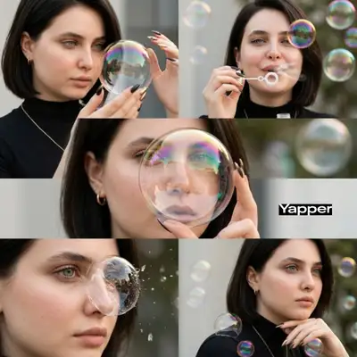 Cinematic Soap Bubble Photo Series