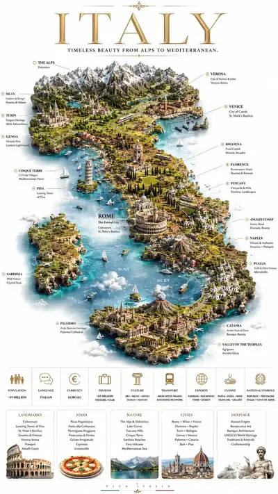 Luxury Travel Poster Diorama Prompt