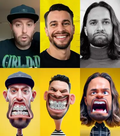 3D Caricature Character Generation Prompt