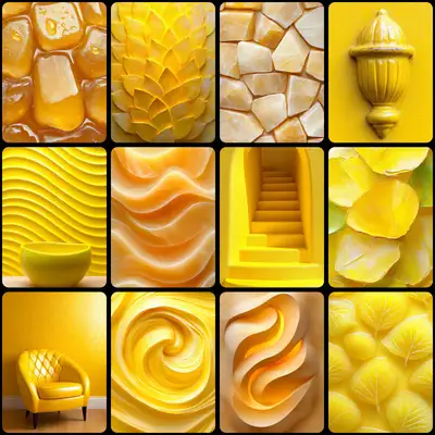 Yellow Wallpaper Midjourney Prompt