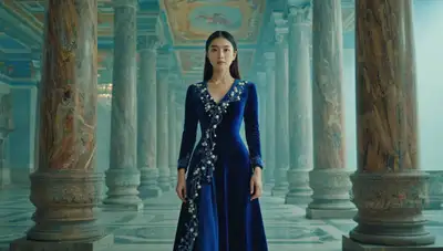 Palais opulent - défilé de mode