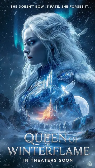 Queen of Winterflame Cinematic Movie Poster