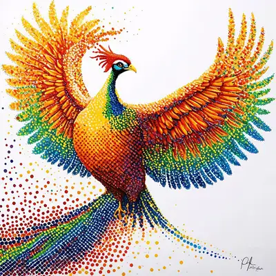 Pointillism Art Prompt