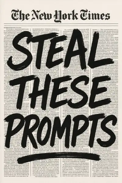 NYT-style Graffiti Poster