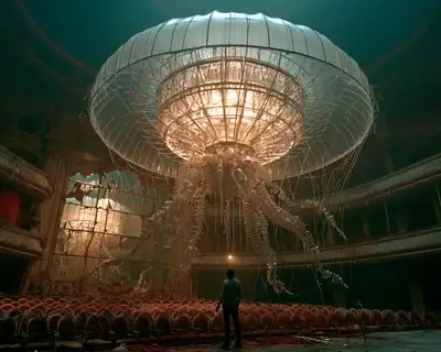 Giant Floating Creature from Forgotten Objects