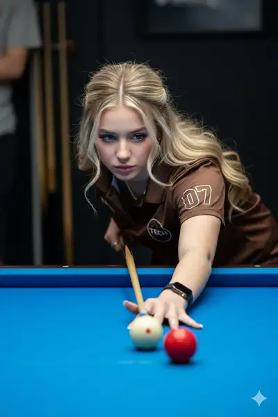 Image Generation Prompt: Billiard Player