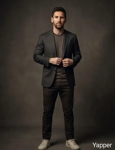 Portrait de mode en studio avec blazer minimaliste