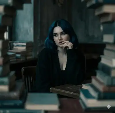 Cinematic Hair Color Change and Mood Portrait