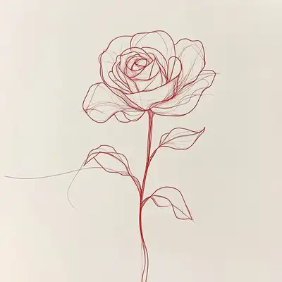 Single Line Continuity Drawing Prompt
