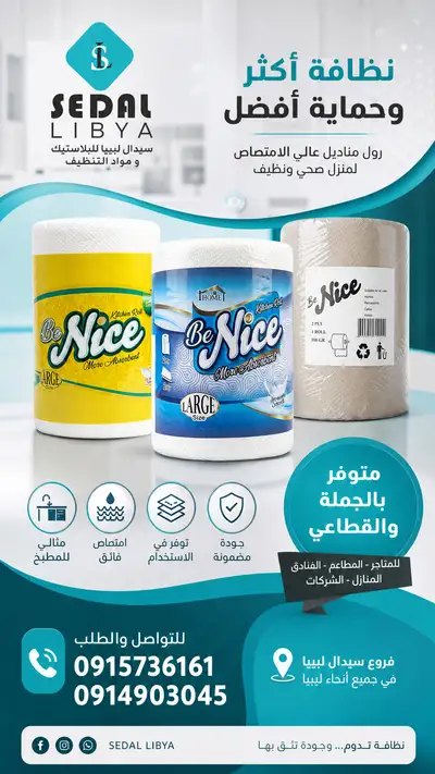 Professional social media design for a cleaning products store