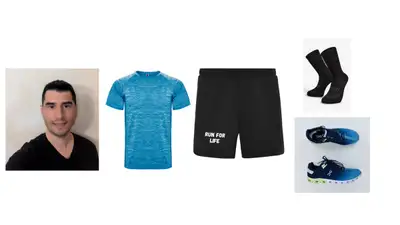 Create Full-Body Male Runner Character in Park