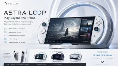 Fictional gaming console hardware ad campaign