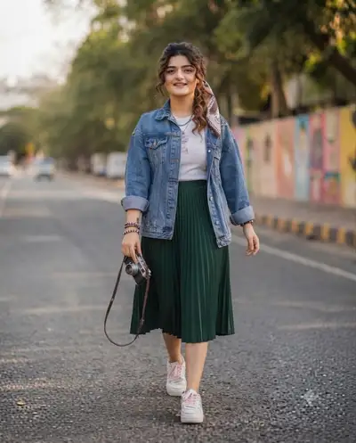 Street Style Vintage Camera Portrait Sequence