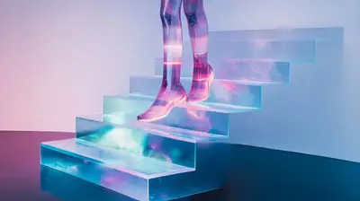 Glowing Futuristic Translucent Midjourney Prompt