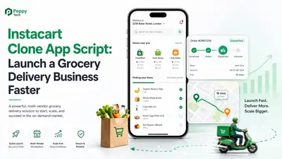 Instacart clone app blog featured image