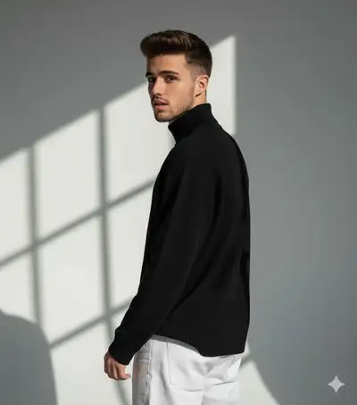 Men's Studio Portrait with Dramatic Window Light