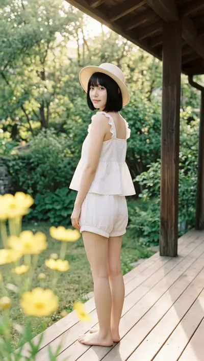 One Piece in The Garden Portrait Prompt