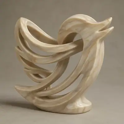 Möbius Loop Twitter Bird Logo Prompt