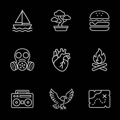 Minimalist Line Art Icon Prompt