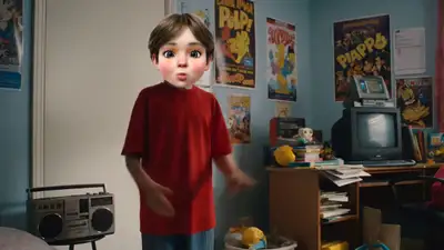 90s Kid Vlog with Unhinged Face Filter