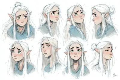 Character Sheet Sketch Prompt