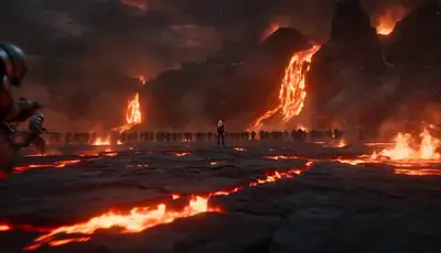 Epic Lightning Action Sequence