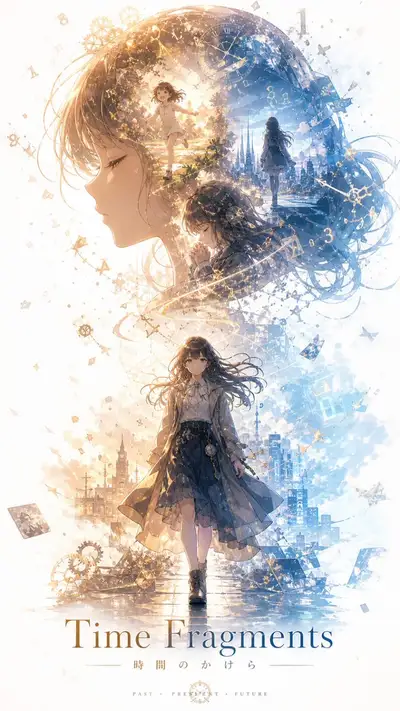 Anime-Charakterposter-Prompt Time Fragments