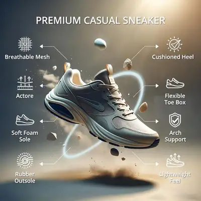 Premium Sneaker Product Infographic Generator