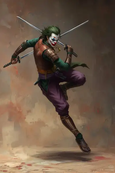 Samurai Joker Dynamic Pose Edit