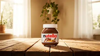 Nutella breakfast explosion ad concept for Veo 3