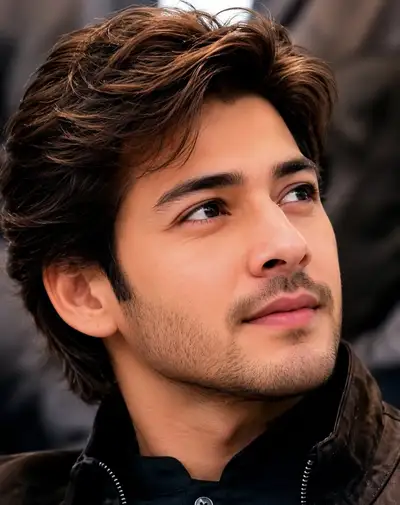 Realistic Portrait of a Young Man