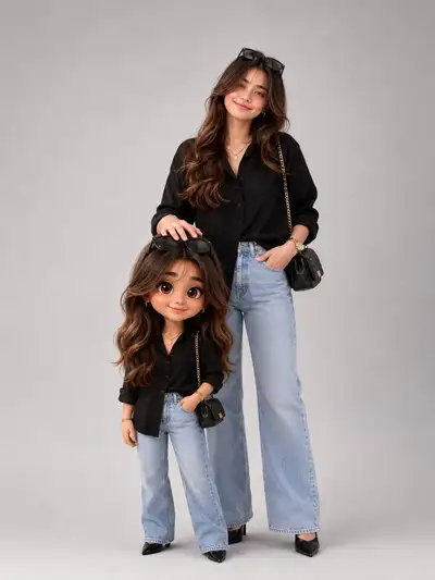 Premium Studio Portrait with Pixar Mini Version