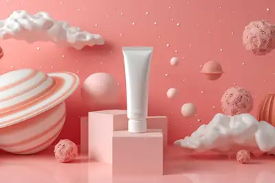 Cosmic Skincare Product Photography Prompt
