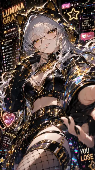 High-Quality Character Visual Prompt with Seductive Gaze