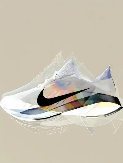 Minimalist White Running Shoes Product Photo