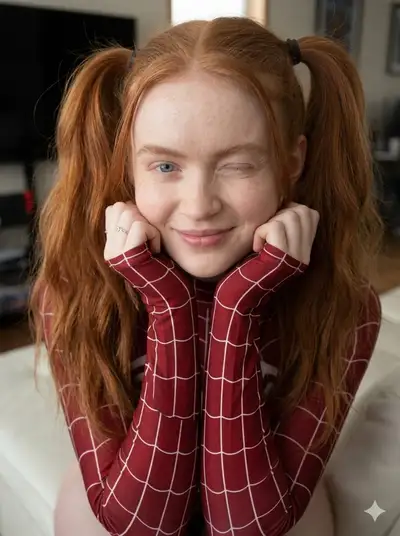 Spider Hero Cosplay Portrait Prompt